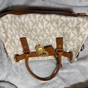 Michael Kors Beige and Brown Women's Bag